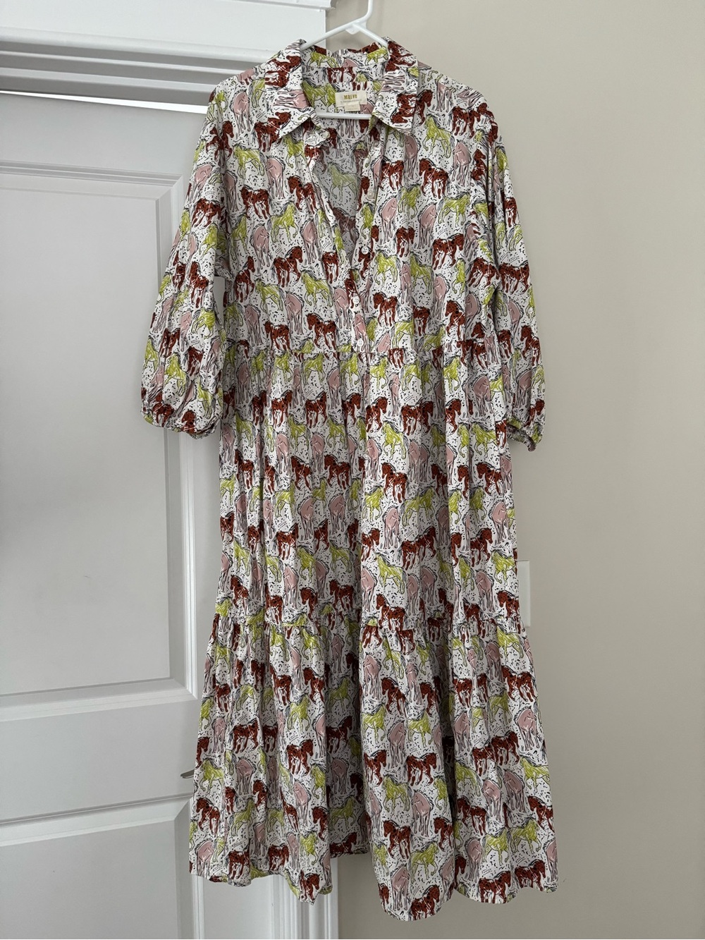 Anthropologie Mauve Bettina shirt dress